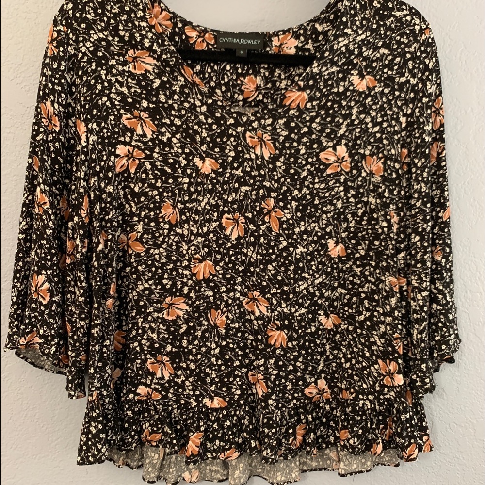 Cynthia Rowley Floral Top